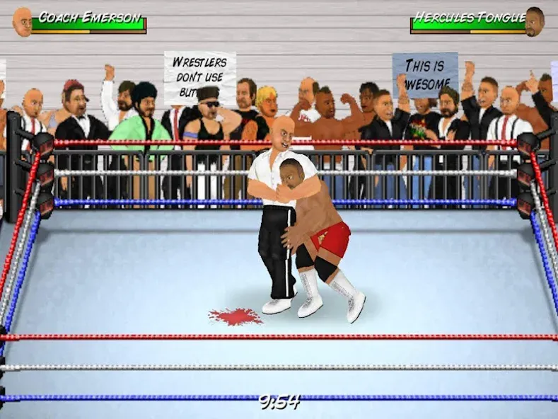 Взлом Wrestling Revolution (Реслинг Революшн)  [МОД Все открыто] — стабильная версия apk на Андроид screen 3