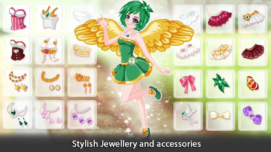 Скачать взлом Dress Up Angel Anime Girl Game  [МОД Меню] — последняя версия apk на Андроид screen 3