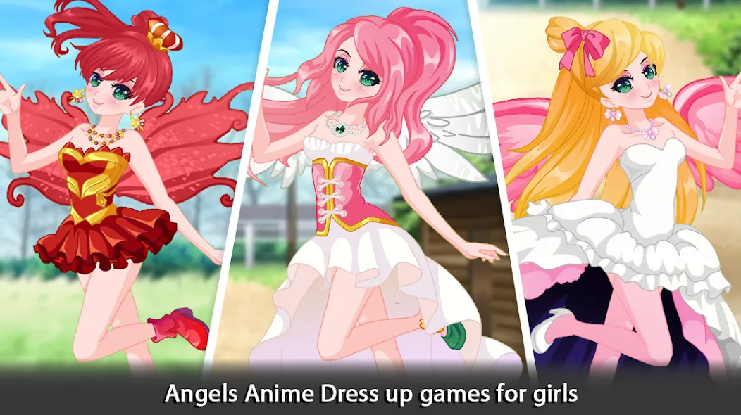 Скачать взлом Dress Up Angel Anime Girl Game  [МОД Меню] — последняя версия apk на Андроид screen 5