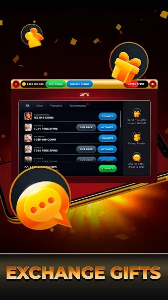 Скачать взломанную Clickfun: Casino Slots (Кликфан)  [МОД Mega Pack] — стабильная версия apk на Андроид screen 4