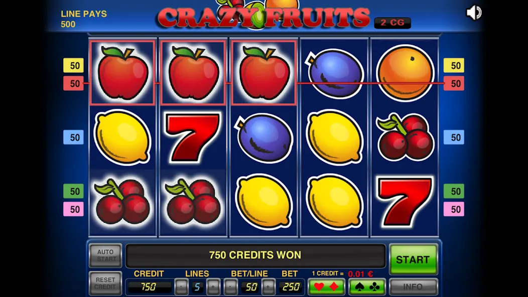 Взломанная Crazy Fruits (Крейзи Фрутс)  [МОД Mega Pack] — полная версия apk на Андроид screen 1