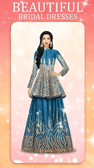 Скачать взломанную Indian Fashion Dressup Stylist  [МОД Меню] — последняя версия apk на Андроид screen 1