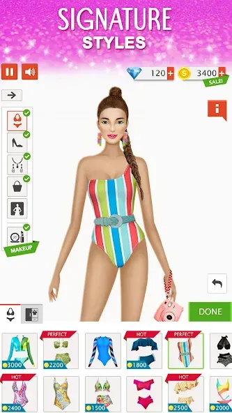 Взлом Fashion Stylist: Dress Up Game  [МОД Unlocked] — последняя версия apk на Андроид screen 5