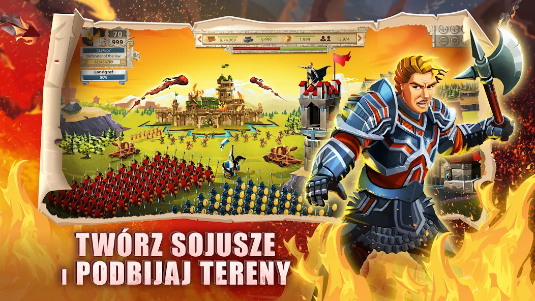 Взломанная Empire: Four Kingdoms (PL) (Импайр)  [МОД Много денег] — стабильная версия apk на Андроид screen 3