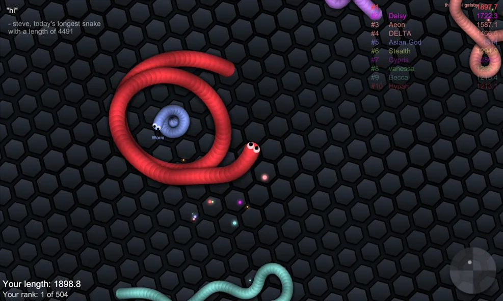 Взломанная slither.io  [МОД Бесконечные деньги] — последняя версия apk на Андроид screen 4