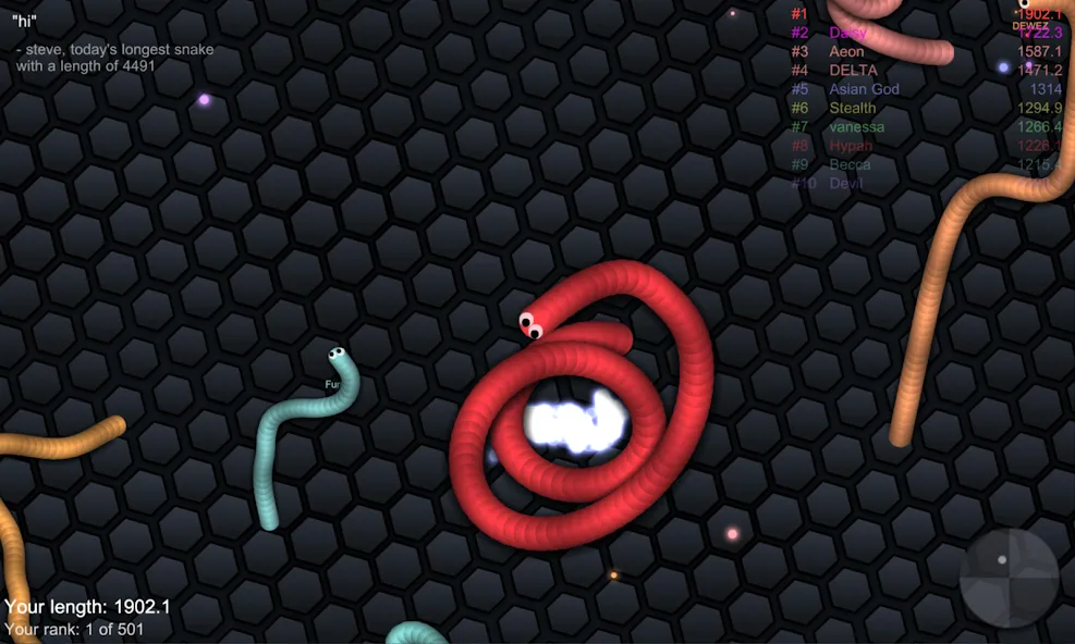 Взломанная slither.io  [МОД Бесконечные деньги] — последняя версия apk на Андроид screen 5