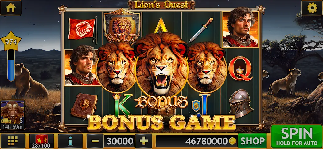 Скачать взломанную Slots of Luck: Vegas Casino (Слоты удачи)  [МОД Много денег] — стабильная версия apk на Андроид screen 4