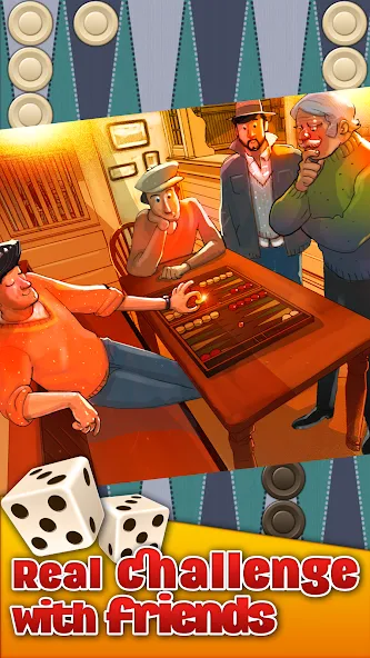 Взломанная Backgammon Arena (Бэкгаммон Арена)  [МОД Unlimited Money] — последняя версия apk на Андроид screen 2