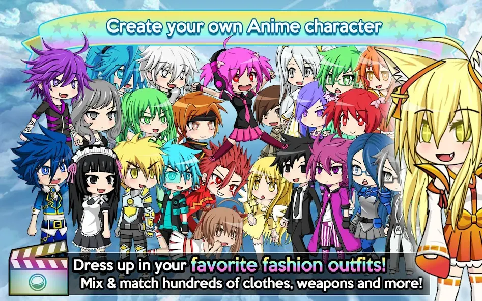 Взломанная Gacha Studio (Anime Dress Up) (Гача Студио)  [МОД Все открыто] — стабильная версия apk на Андроид screen 2