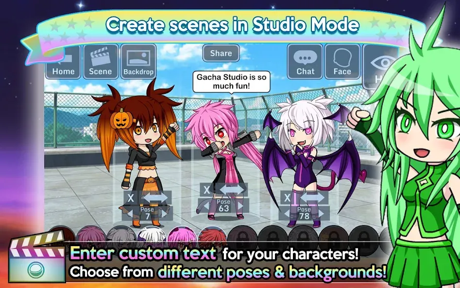 Взломанная Gacha Studio (Anime Dress Up) (Гача Студио)  [МОД Все открыто] — стабильная версия apk на Андроид screen 3