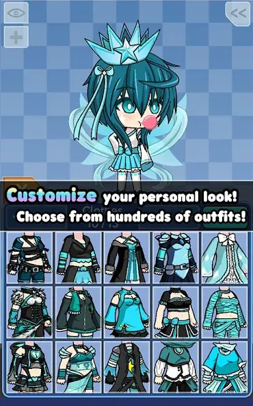 Взломанная Pocket Chibi — Anime Dress Up (Покет Чиби)  [МОД Меню] — стабильная версия apk на Андроид screen 5