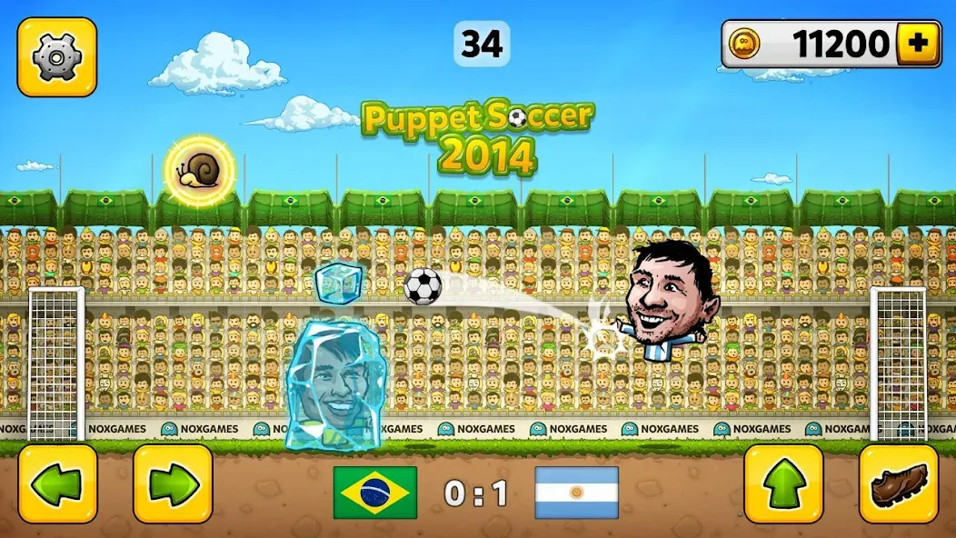 Взлом Puppet Soccer — Football  [МОД Много денег] — полная версия apk на Андроид screen 1