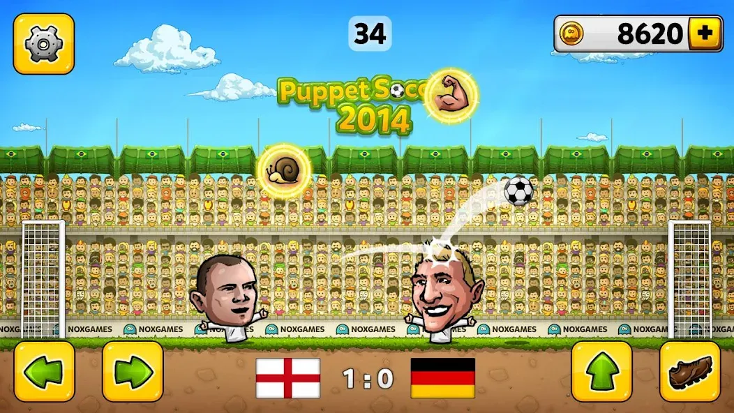 Взлом Puppet Soccer — Football  [МОД Много денег] — полная версия apk на Андроид screen 2