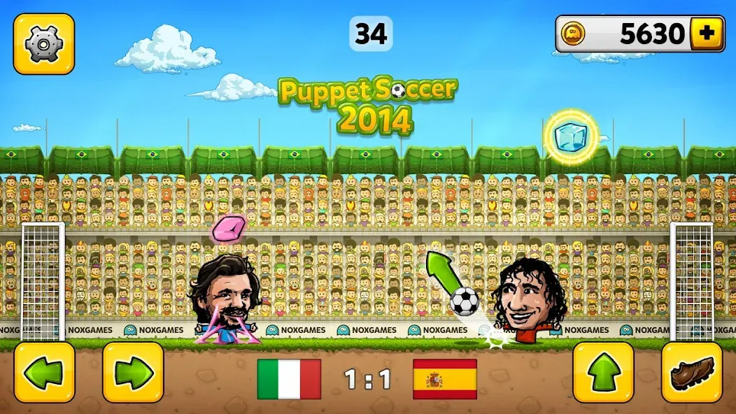 Взлом Puppet Soccer — Football  [МОД Много денег] — полная версия apk на Андроид screen 3