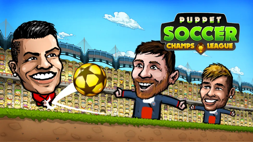 Взлом Puppet Soccer: Champs League (Паппет Соккер)  [МОД Много денег] — стабильная версия apk на Андроид screen 1