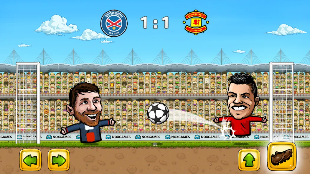 Взлом Puppet Soccer: Champs League (Паппет Соккер)  [МОД Много денег] — стабильная версия apk на Андроид screen 2