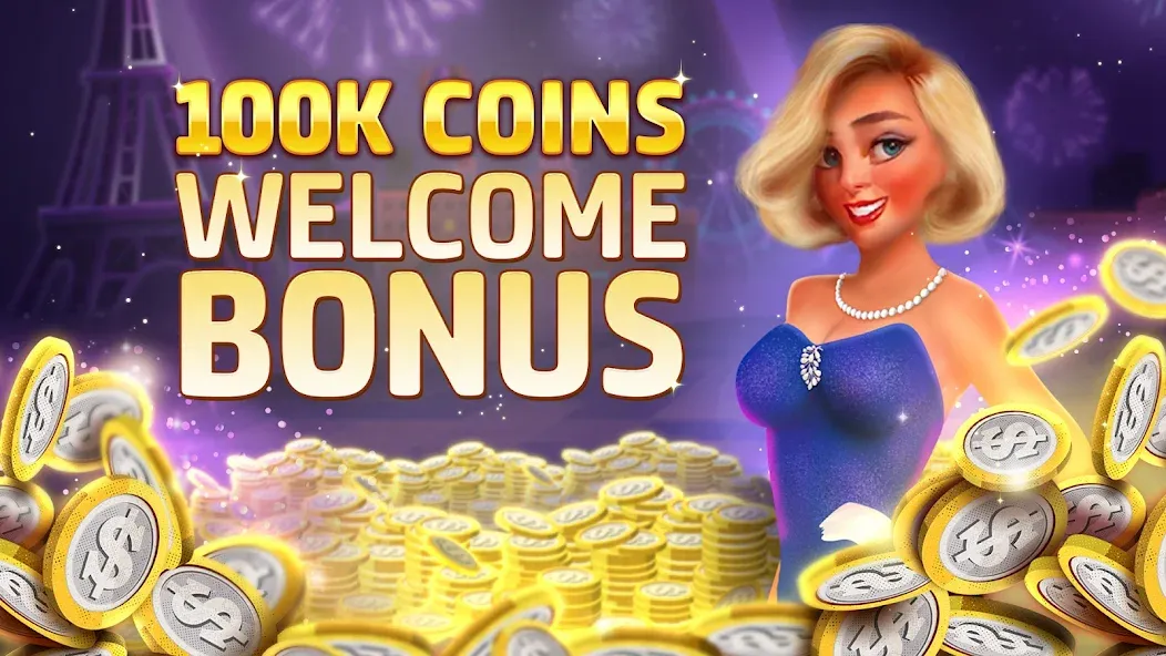 Взлом Vegas Downtown Slots & Words  [МОД Unlimited Money] — полная версия apk на Андроид screen 2