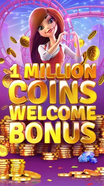 Взломанная Slotomania™ Slots Casino Games (Слотомания)  [МОД Много монет] — стабильная версия apk на Андроид screen 2