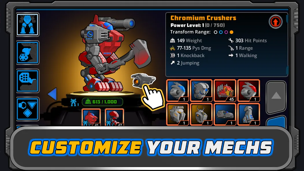 Взлом Super Mechs (Супер Мехи)  [МОД Mega Pack] — стабильная версия apk на Андроид screen 3