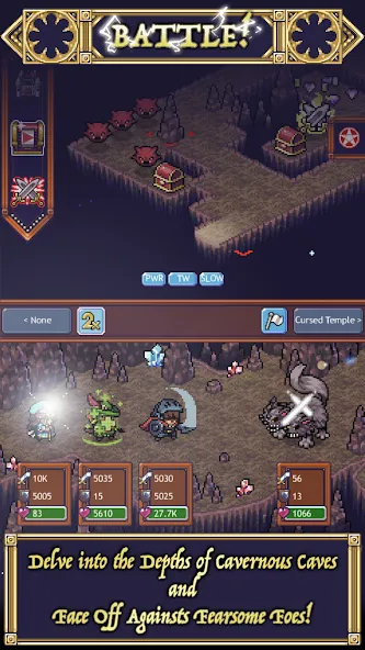 Взлом Cave Heroes:Idle Dungeon RPG (Кейв Хероес)  [МОД Все открыто] — последняя версия apk на Андроид screen 1