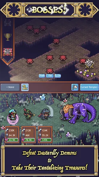 Взлом Cave Heroes:Idle Dungeon RPG (Кейв Хероес)  [МОД Все открыто] — последняя версия apk на Андроид screen 2