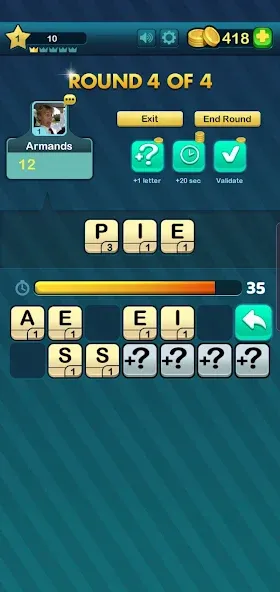 Скачать взлом Word Battle (Уорд Баттл)  [МОД Unlimited Money] — полная версия apk на Андроид screen 2