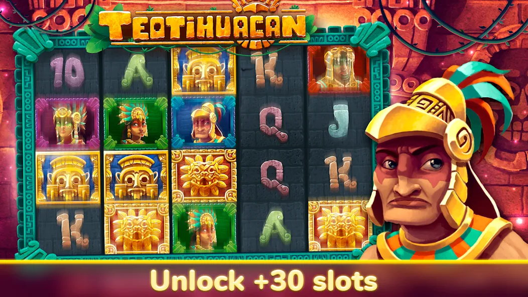 Скачать взлом Akamon Slots — Casino Videoslo (Акамон Слотс)  [МОД Много монет] — стабильная версия apk на Андроид screen 4