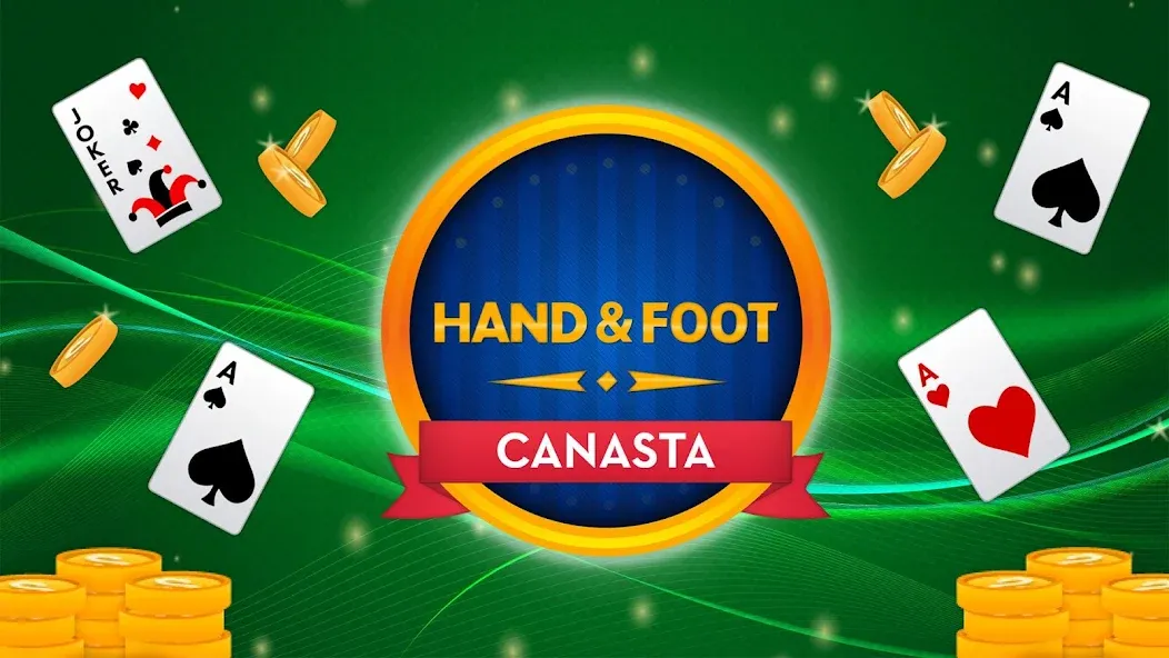 Скачать взлом Hand and Foot Canasta  [МОД Много монет] — стабильная версия apk на Андроид screen 1