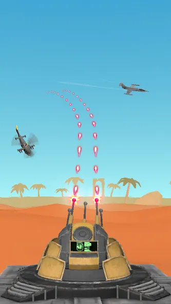 Скачать взлом Air Defense: Airplane Shooting (Эйр Дефенс)  [МОД Mega Pack] — полная версия apk на Андроид screen 2