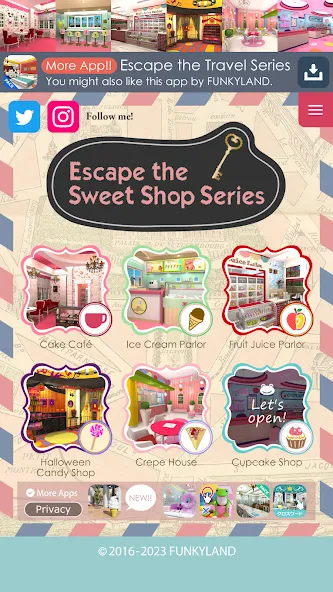 Скачать взлом Escape the Sweet Shop Series (Эксперименты в кондитерской серии)  [МОД Unlocked] — последняя версия apk на Андроид screen 1