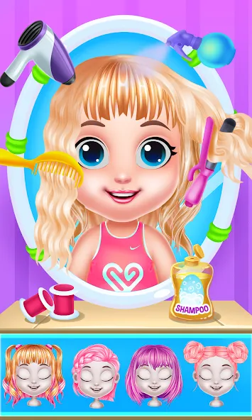 Скачать взлом Baby Girl Caring Pinky Style (Беби Грл Керинг Пинки Стайл)  [МОД Mega Pack] — полная версия apk на Андроид screen 2