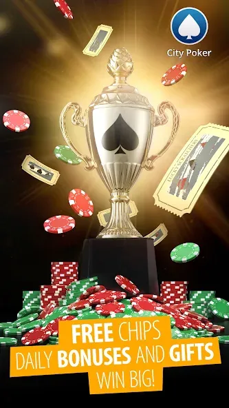 Взлом City Poker: Holdem, Omaha (Сити Покер)  [МОД Mega Pack] — полная версия apk на Андроид screen 4