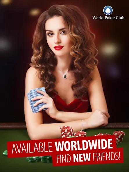 Скачать взлом Poker Games: World Poker Club (Покер Гейм)  [МОД Все открыто] — полная версия apk на Андроид screen 1