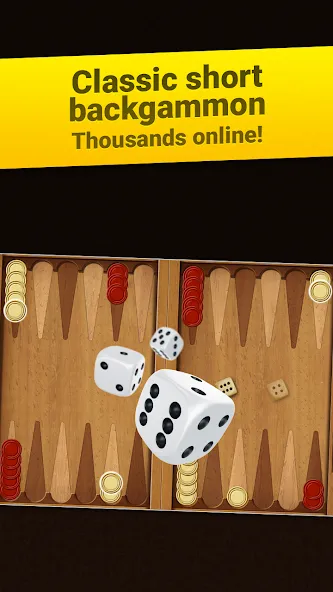 Скачать взломанную Backgammon Short Arena  [МОД Unlimited Money] — полная версия apk на Андроид screen 1