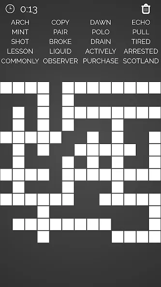 Скачать взлом Crossword : Word Fill  [МОД Все открыто] — стабильная версия apk на Андроид screen 3