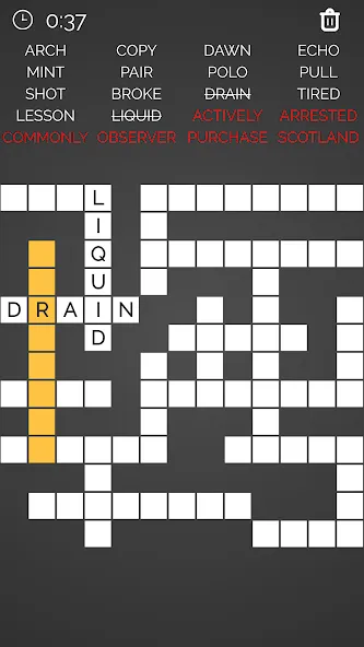 Скачать взлом Crossword : Word Fill  [МОД Все открыто] — стабильная версия apk на Андроид screen 4