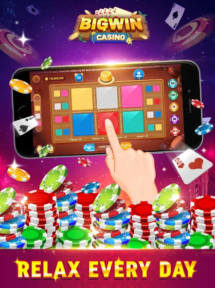 Взломанная Bigwin — Slot Casino Online (Бигвин)  [МОД Mega Pack] — полная версия apk на Андроид screen 1