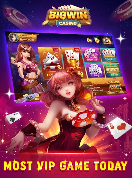 Взломанная Bigwin — Slot Casino Online (Бигвин)  [МОД Mega Pack] — полная версия apk на Андроид screen 2