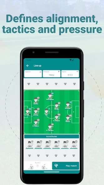 Скачать взломанную Superkickoff — Soccer manager (уперкикофф)  [МОД Бесконечные монеты] — последняя версия apk на Андроид screen 5