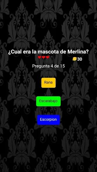 Скачать взломанную Merlina Trivia en Español  [МОД Бесконечные монеты] — полная версия apk на Андроид screen 2