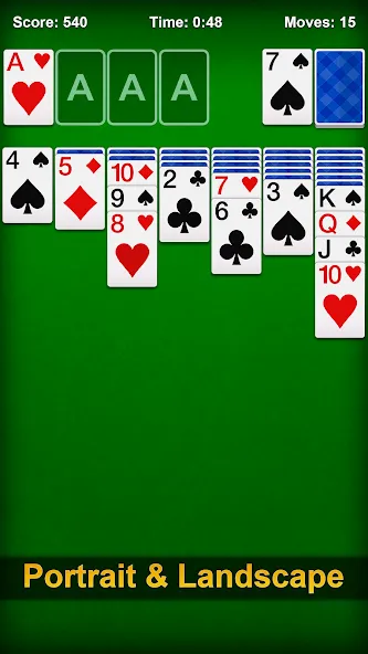 Взлом Solitaire — Classic Card Games  [МОД Много монет] — последняя версия apk на Андроид screen 2