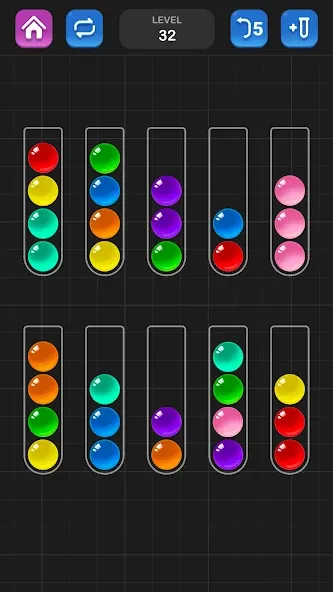 Скачать взломанную Ball Sort Puzzle — Color Game  [МОД Бесконечные монеты] — стабильная версия apk на Андроид screen 4