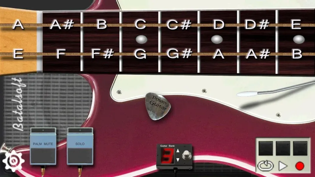 Скачать взлом Power guitar HD  [МОД Много денег] — стабильная версия apk на Андроид screen 1