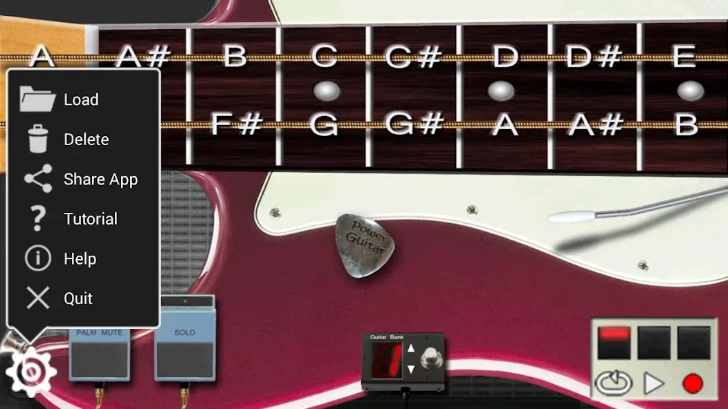 Скачать взлом Power guitar HD  [МОД Много денег] — стабильная версия apk на Андроид screen 3