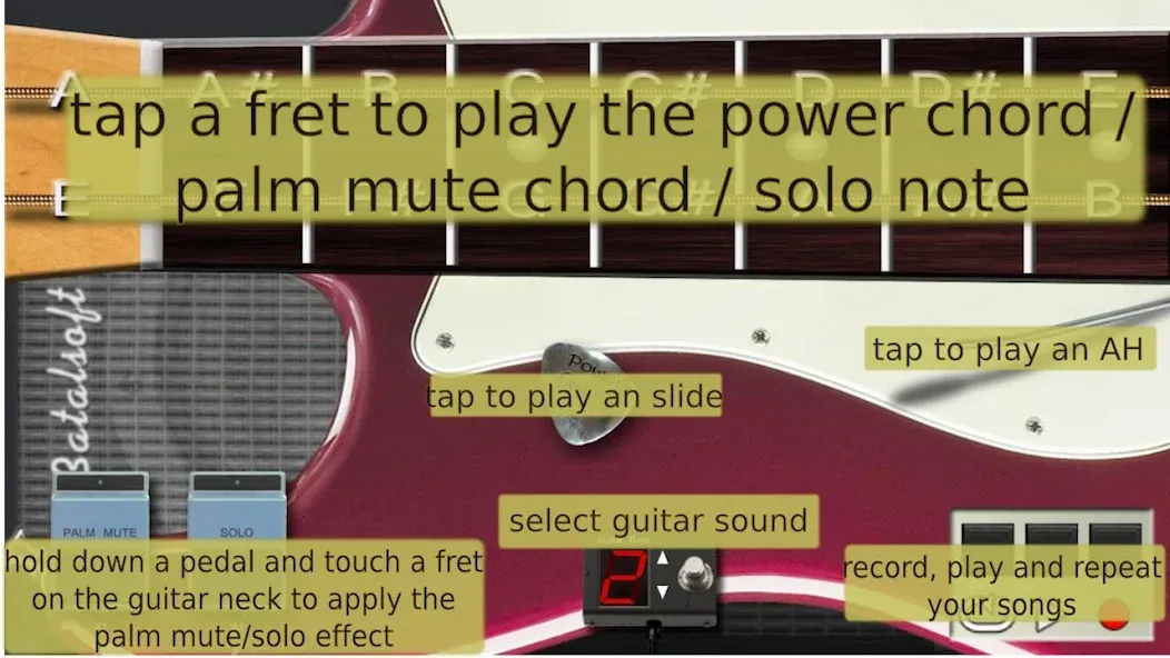 Скачать взлом Power guitar HD  [МОД Много денег] — стабильная версия apk на Андроид screen 4