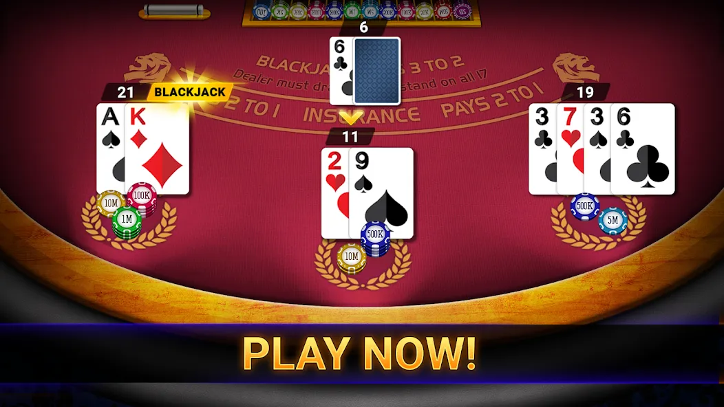 Взлом Blackjack 21: online casino (Блэкджек 21)  [МОД Menu] — полная версия apk на Андроид screen 3