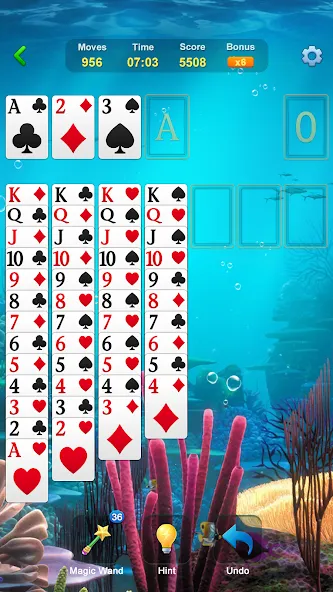 Взлом Solitaire — Classic Card Games  [МОД Меню] — стабильная версия apk на Андроид screen 2