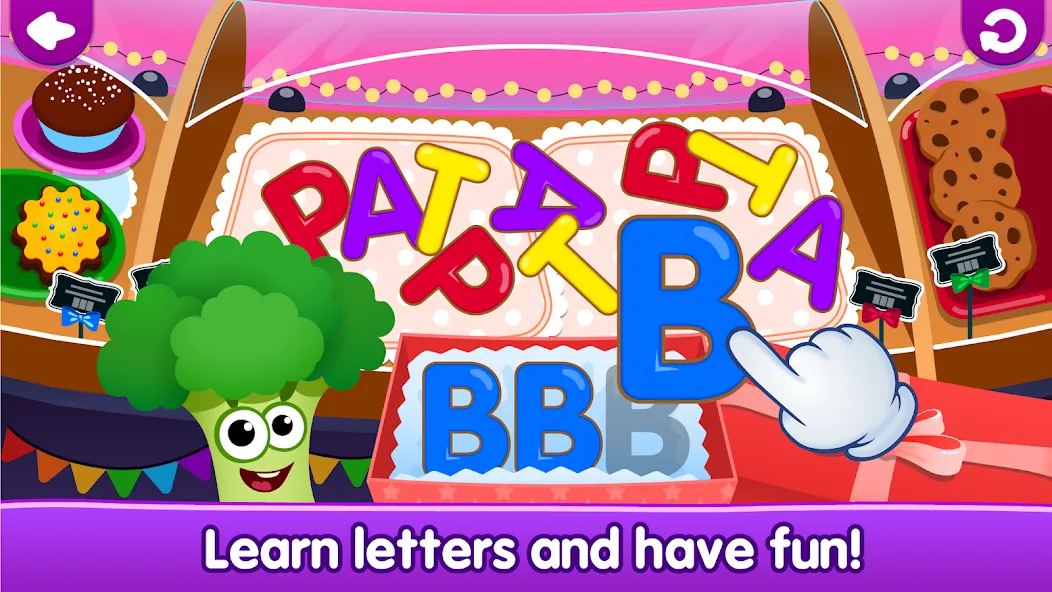 Взломанная ABC kids! Alphabet learning!  [МОД Бесконечные монеты] — последняя версия apk на Андроид screen 2