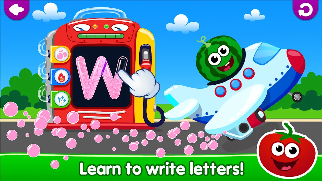 Взломанная ABC kids! Alphabet learning!  [МОД Бесконечные монеты] — последняя версия apk на Андроид screen 3