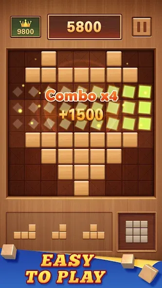 Взломанная Wood Block 99 — Sudoku Puzzle (Вуд Блок 99)  [МОД Все открыто] — последняя версия apk на Андроид screen 3